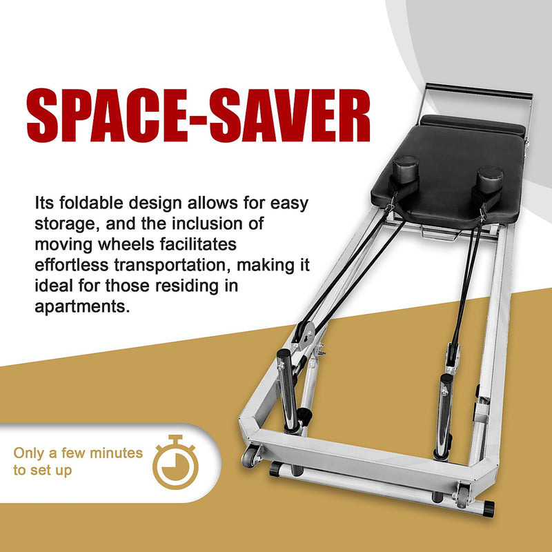 Pilates Reformer Machine Foldable Gym Sports & Fitness > Pilates