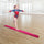 2.2m Gymnastics Folding Balance Beam Pink Synthetic Suede
