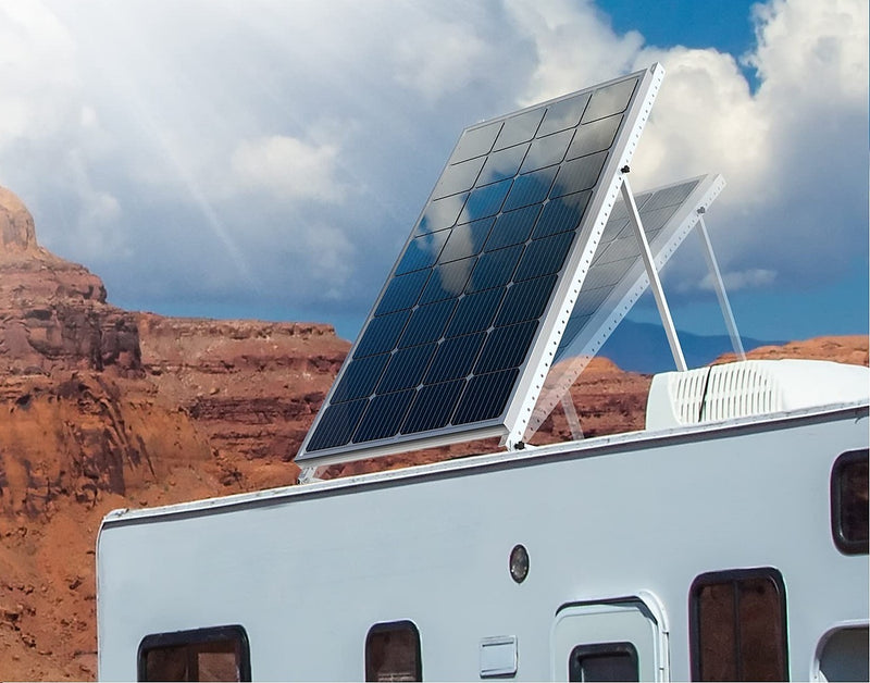 104cm Solar Panel RV Tilt Mount Brackets Roof Flat Surface ...
