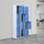 Grey with Blue Door 12-Door Locker for Office Gym Shed School Home Storage - 4-Digit Combination Lock
