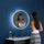 50cm Round LED Bathroom Vanity Mirror – Wall-Mounted with Touch Sensor & Colour Temp Control