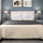 Queen Beige Linen Fabric Bed Headboard Bedhead