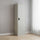 Single Door Metal Locker Cabinet - Grey without Legs
