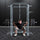 Power Rack Squat Cage Stands w Lat Pulldown Home Gym