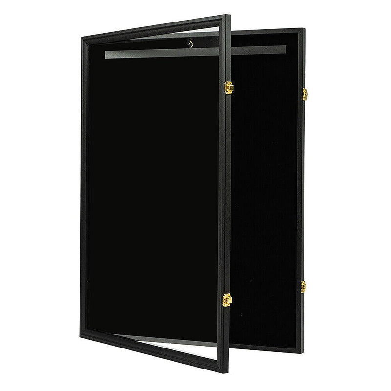 Wall Display/Case Lockable Rack 80cm Football Basketball Jersey Storage