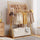 100cm Clothes Rail Rack Rack Garment Rack Freestanding Hanger Bedroom Clothing Rack With Lower Storage Shelf - Wood