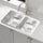 775x450mm Stainless Steel Handmade 1.5mm Sink with Waste in Stainless Steel with brushed finish Finish