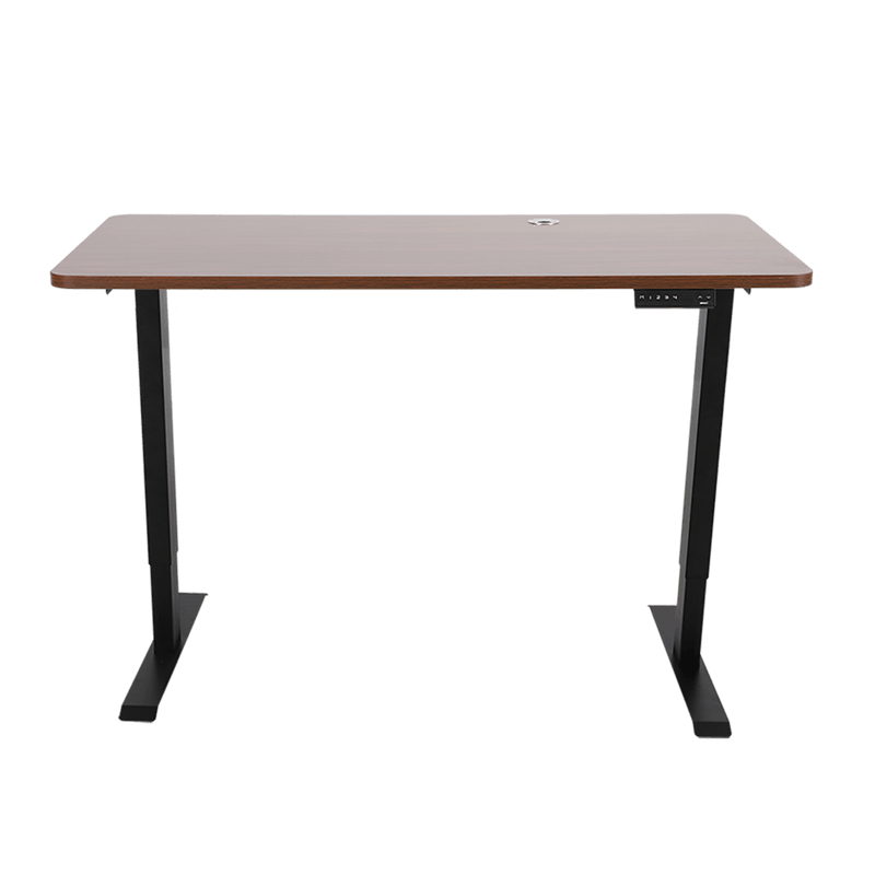 Office Home Computer Desk Table Top with Cable Hole 140 x 70cm Walnut Furniture > Office