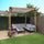 Roof Pergola Gazebo Shed Matte Black Steel Single Brackets DIY Kits