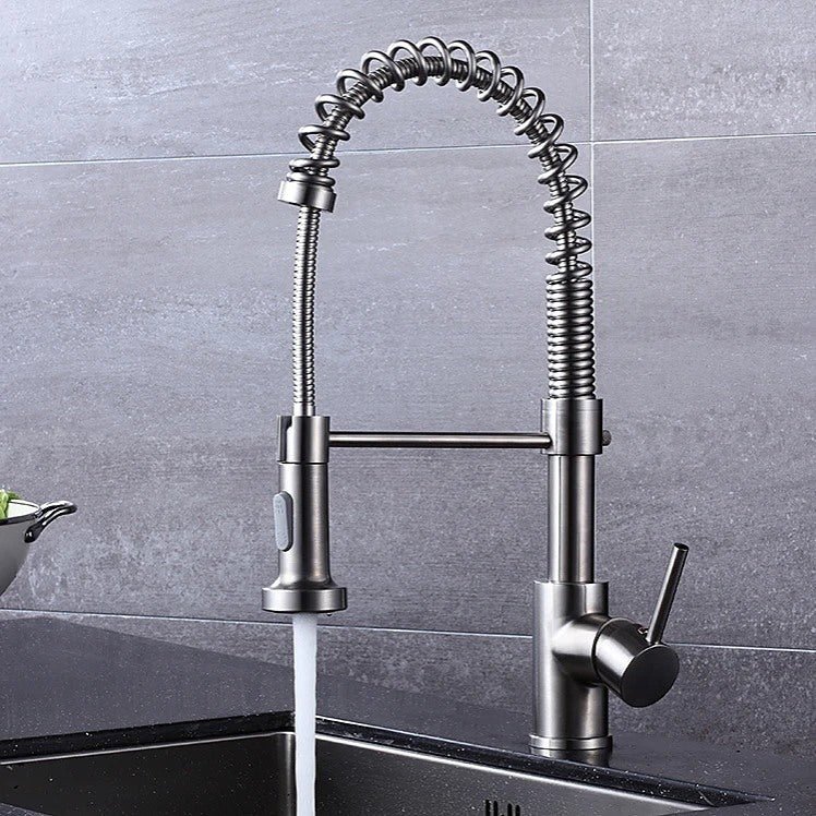 Basin Mixer Tap Faucet w/Extend Kitchen Laundry Sink Satin Brass