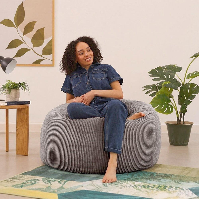 Jumbo Cord Beanbag Chair Cover Unfilled Large Bean Bag