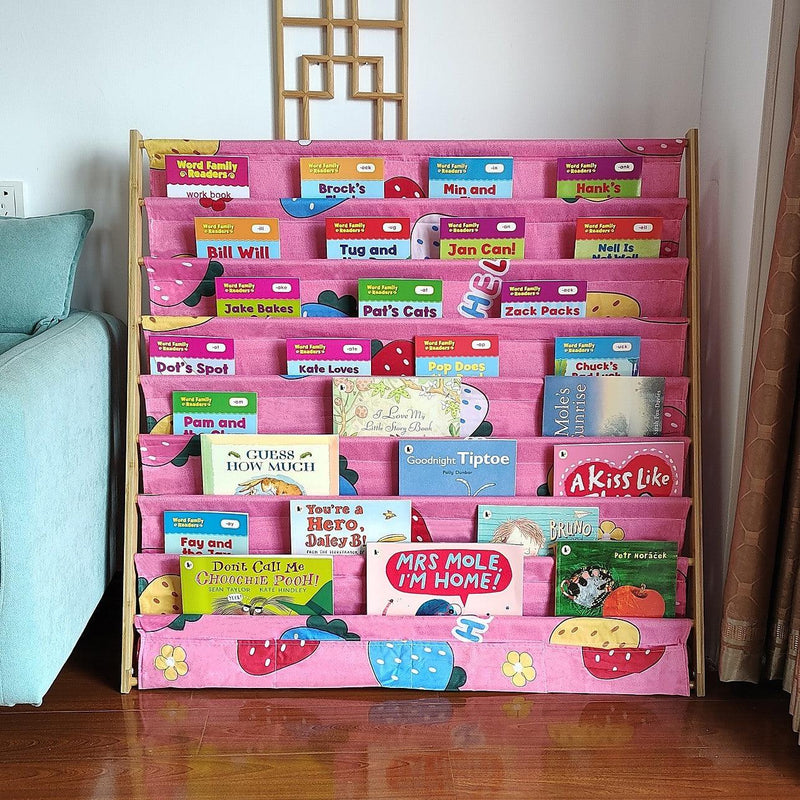 Bookshelf Storage Shelve for books - Children book rack Bookcase for home (FW4)