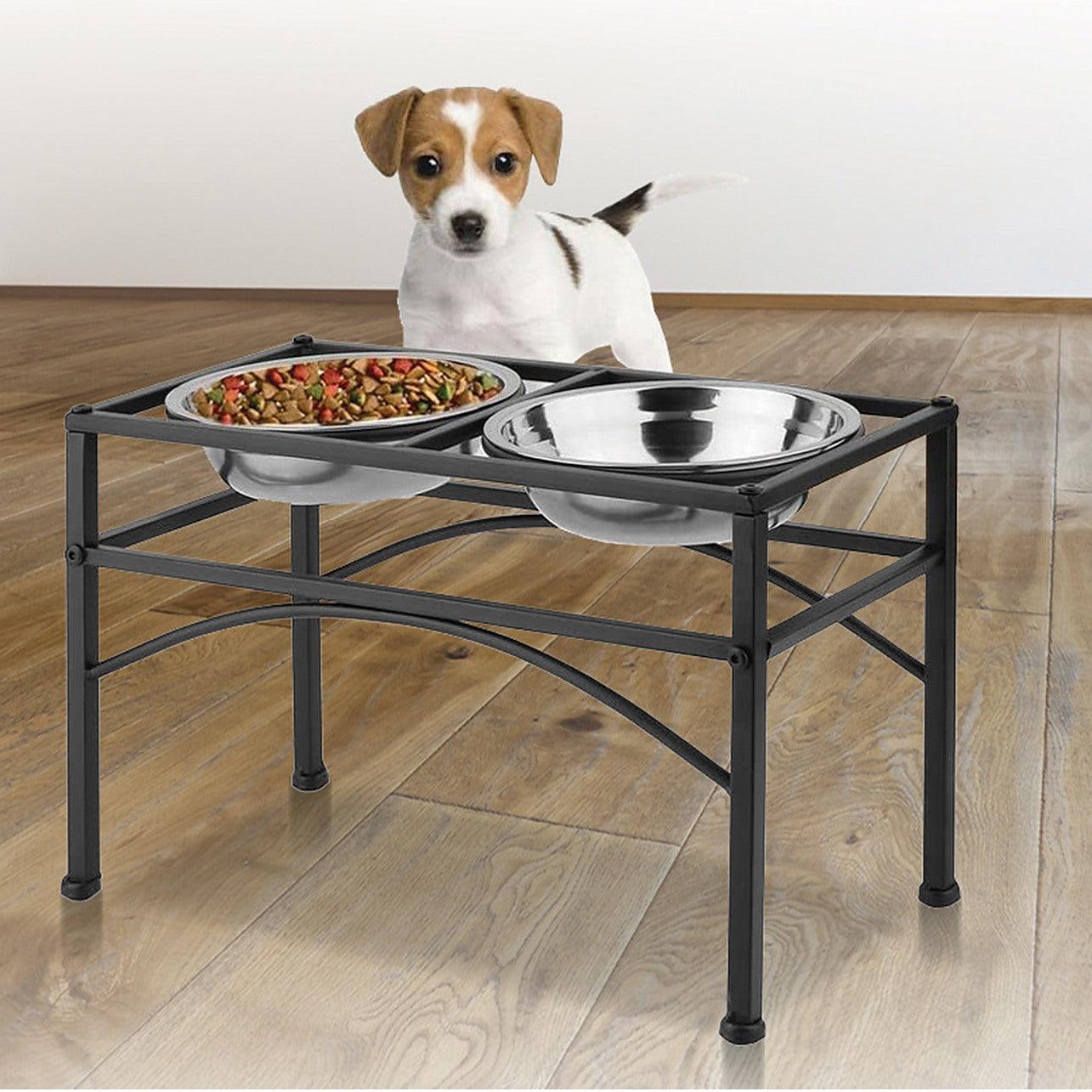 elevated food and water bowls for dogs