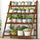 Plant Stand Outdoor Indoor Garden Wood Bamboo Shelf Folding 100CM Length