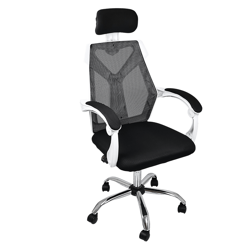 Office Chair Gaming Computer Chairs Mesh Back Foam Seat White Furniture > Office Furniture