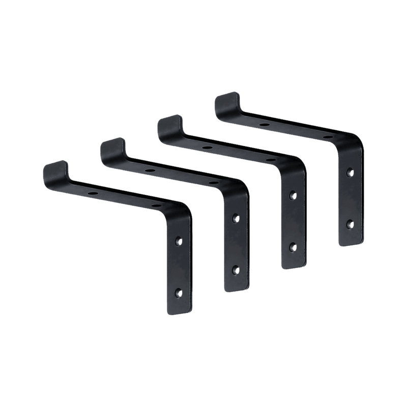 Floating Wall Shelf Brackets Heavy Duty Rustic Industrial 4Pack