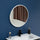 90cm Round Wall Mirror Bathroom Makeup Mirror by Della Francesca - White