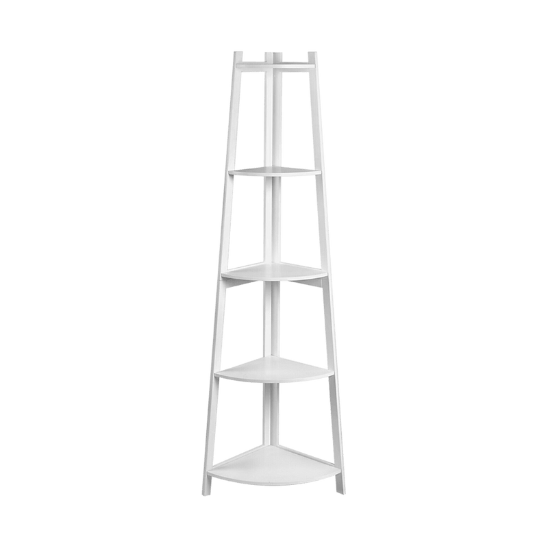 Corner Ladder Shelf Bookcase Display Storage Unit Furniture > Home