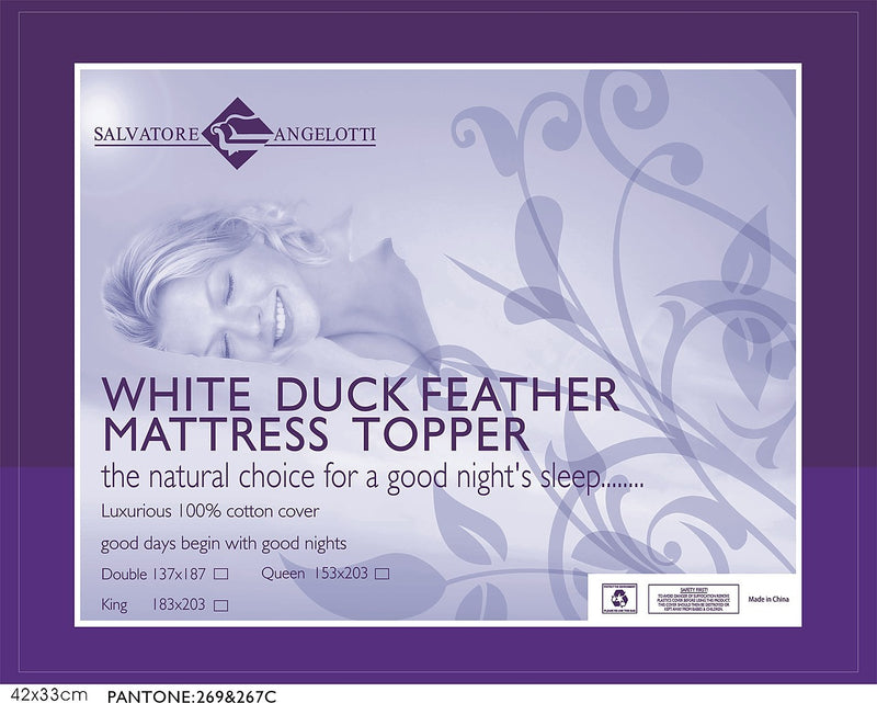 downland 12cm duck feather mattress topper review