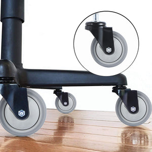 5x Office Chair Caster Wheels Set Heavy Duty & Safe for All Floors w/Universal Fit