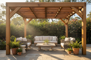 Outdoor Shade Ideas Beyond Awnings: Pergolas, Sails and More