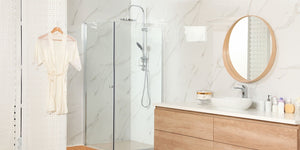 Bathroom and Kitchen &gt; Shower Screens &gt; Wall to Wall Shower Screens