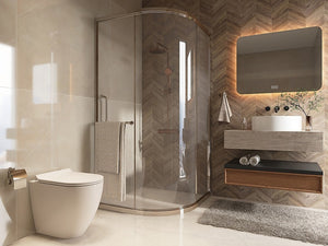 Bathroom and Kitchen &gt; Shower Screens &gt; Curved Shower Screen