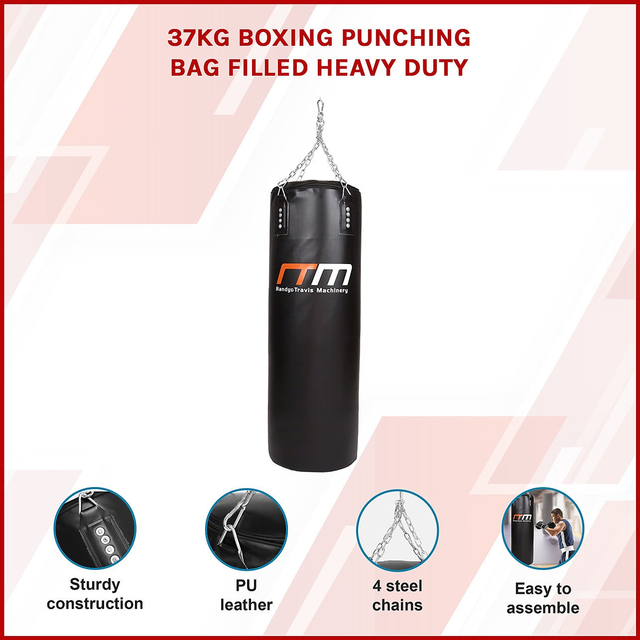 Filled punching bag price sales
