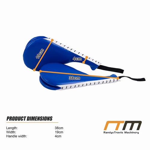 1 Pair Taekwondo Foot Target Pads for Kick Training Practice