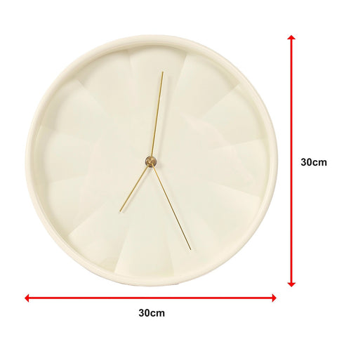 30cm Silent Sweep Wall Clock Modern ABS Frame