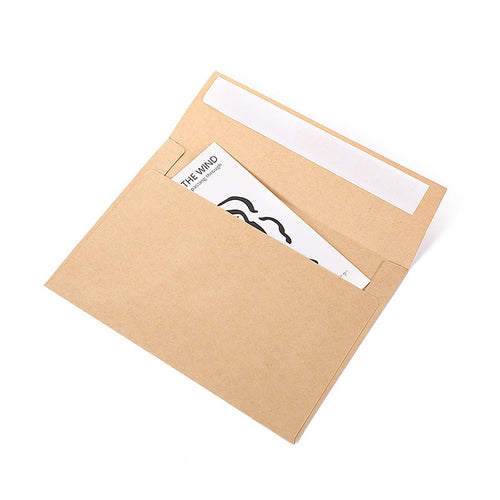50 Pack Brown Kraft Wedding Invitation Envelopes with Peel & Seal Closure