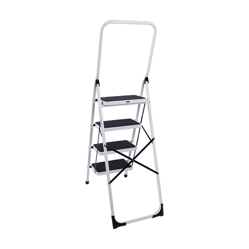 Foldable Non Slip 4 Step Steel Ladder