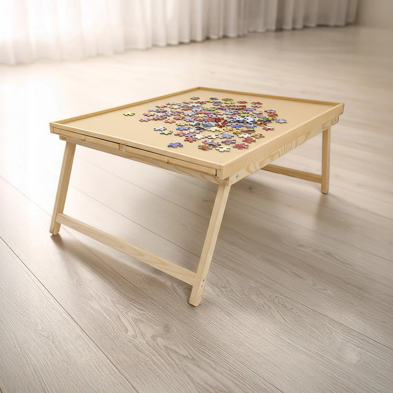 Foldable Puzzle Table with Drawers for 1500 Pieces | FactoryFast.com.au