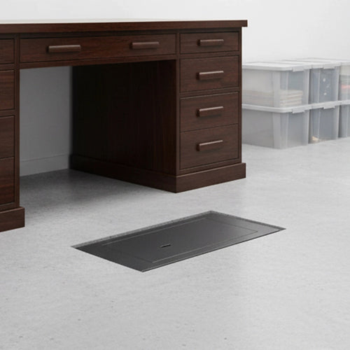 Underfloor Concealed Safe with Key Lock – Heavy Duty Hidden Floor Security Box for Home or Office