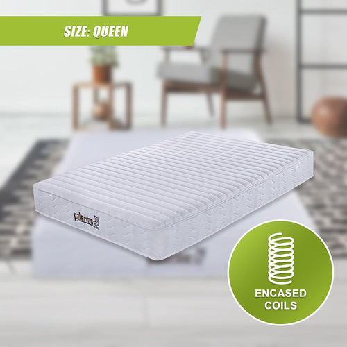 Contour Encased Coil Queen Mattress - CertiPUR-US Certified Foam