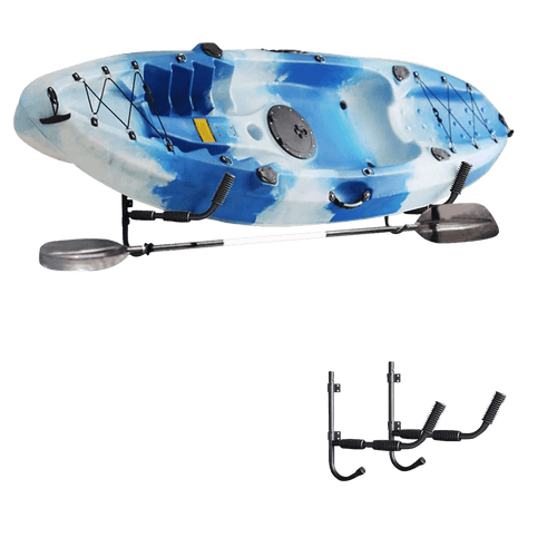Kayak Canoe Wall-Mounted Rack Storage Brackets Swivel Sports Design 