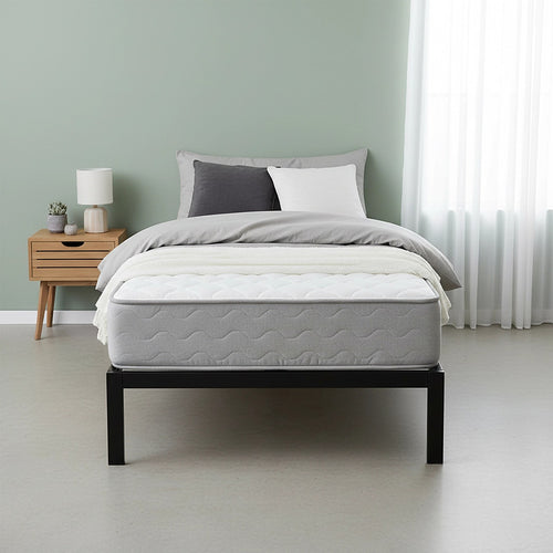 Single Full Metal Bed Frame Base – Sturdy Steel Bed Base for Australian Mattress