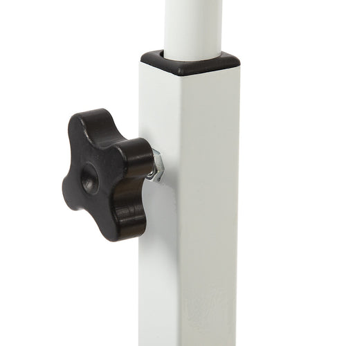 Height Adjustable Rolling Overbed Table – 60cm Mobile Computer & Study Desk on Wheels