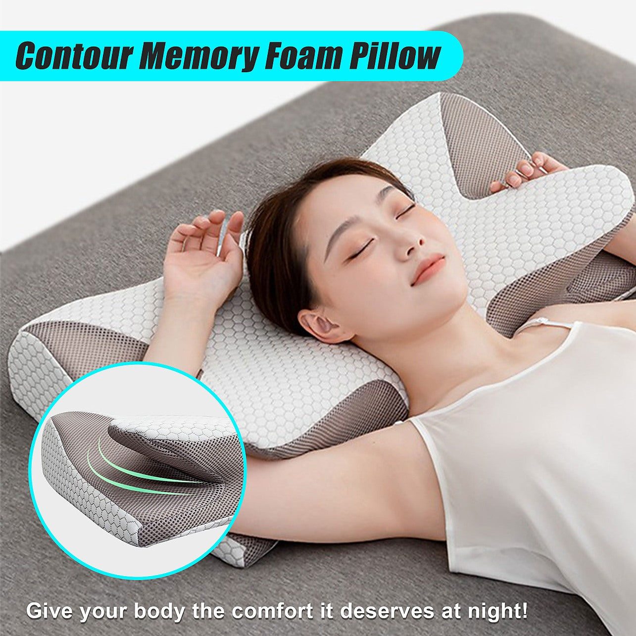 Memory foam neck pain online