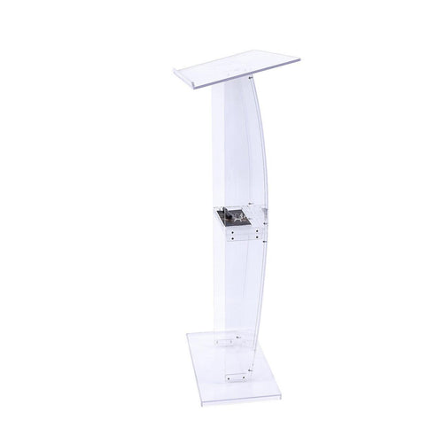 120cm Acrylic Podium Stand Transparent