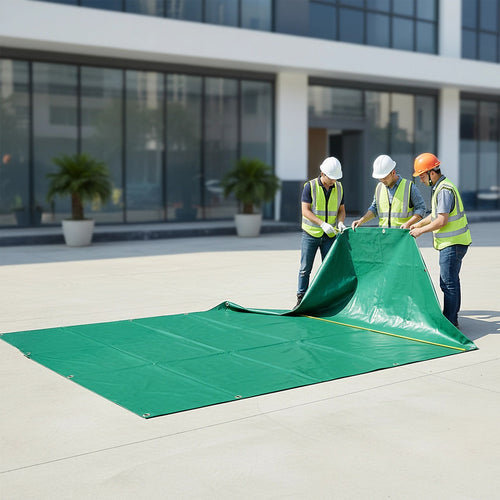 3x4m 670gsm Extra Heavy Duty PVC Tarpaulin Waterproof Ground Cover