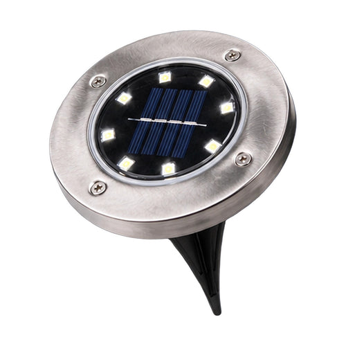 12x Solar Powered LED Buried Inground Recessed Light Garden Outdoor Deck Path