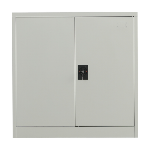 Two-Door Metal Locker - Grey without Legs