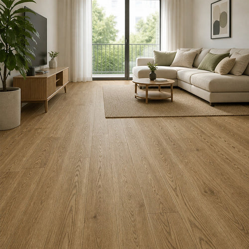Self Adhesive Vinyl Floor Tiles Peel & Stick Flooring Oak Look 16 Pack 2.3m²