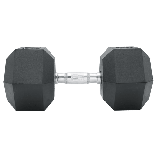 20kg Commercial Rubber Hex Dumbbell Gym Weight