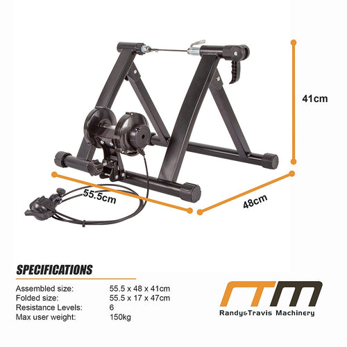 Indoor Bicycle Trainer – Magnetic Stationary Bike Stand for Smooth, Quiet Home Fitness Workouts