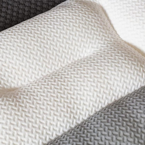 Ergonomic Contour Bed Pillow with Washable Cover & Soybean Fibre Fill