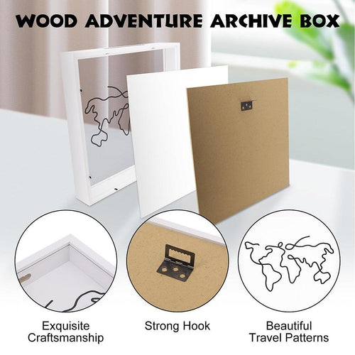 Explorer Memory Box Keepsake Picture Frame Wall Table