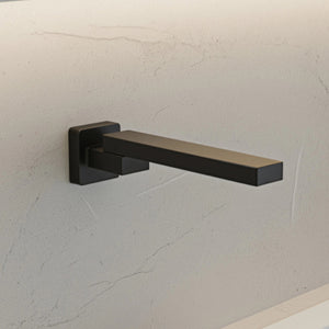 Bath In Wall Swivel Spout in Black Finish