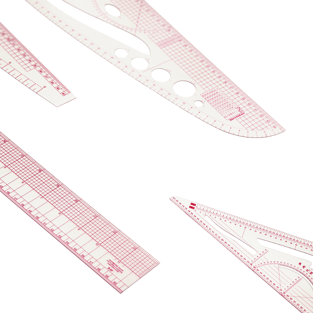 9pc French Curve Ruler Set DIY Sewing Pattern Measuring Tool for ...